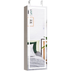 Шкаф-зеркало для украшений Costway JV11242DE-WH (White) Thumb