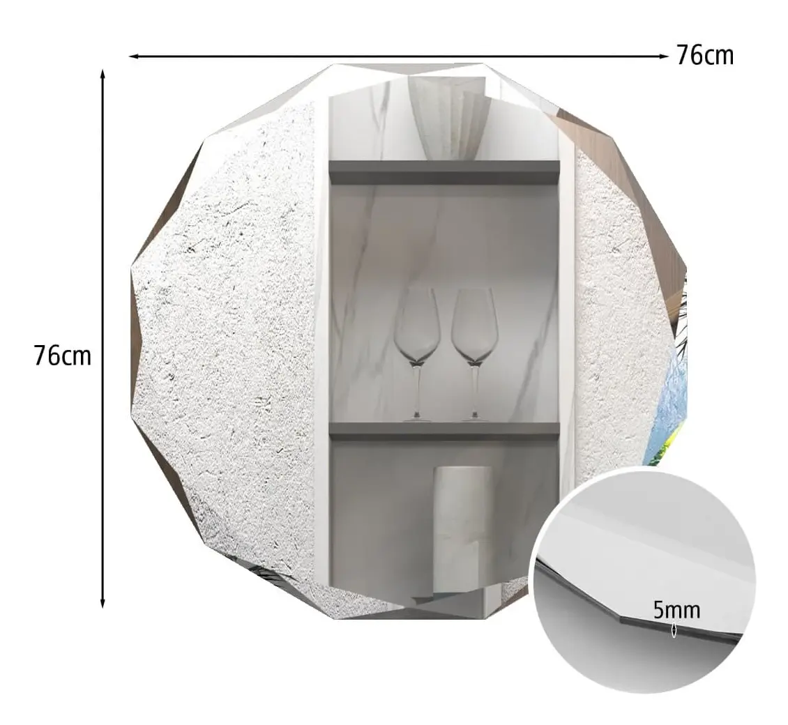 Oglinda Costway BA8045 (Silver)