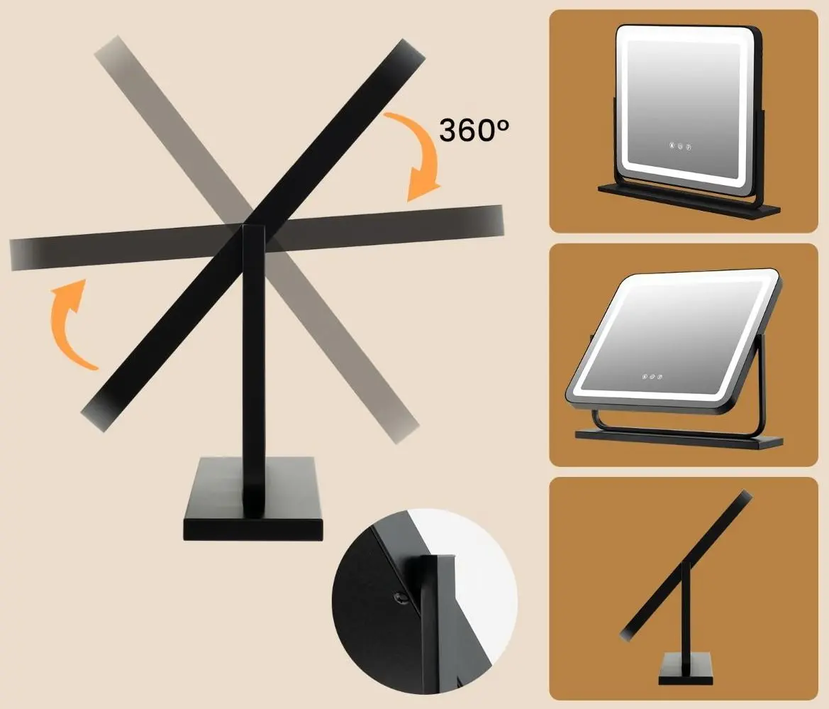 Oglinda Costway HU10388DE-DK (Black)