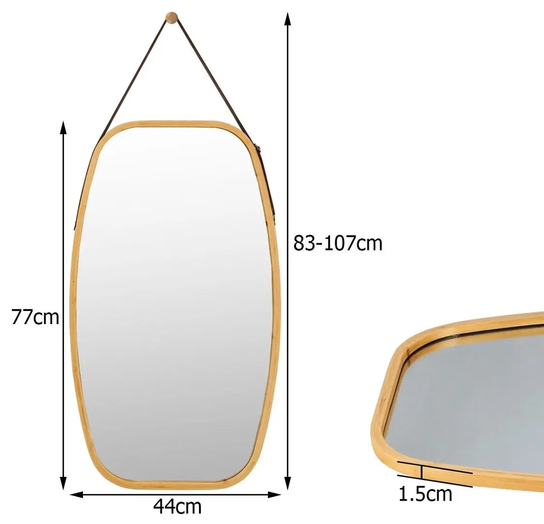 Зеркало Costway HW66117 (Bamboo) - 5