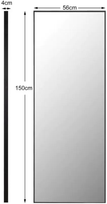 Зеркало Costway HW66483BK (Black)