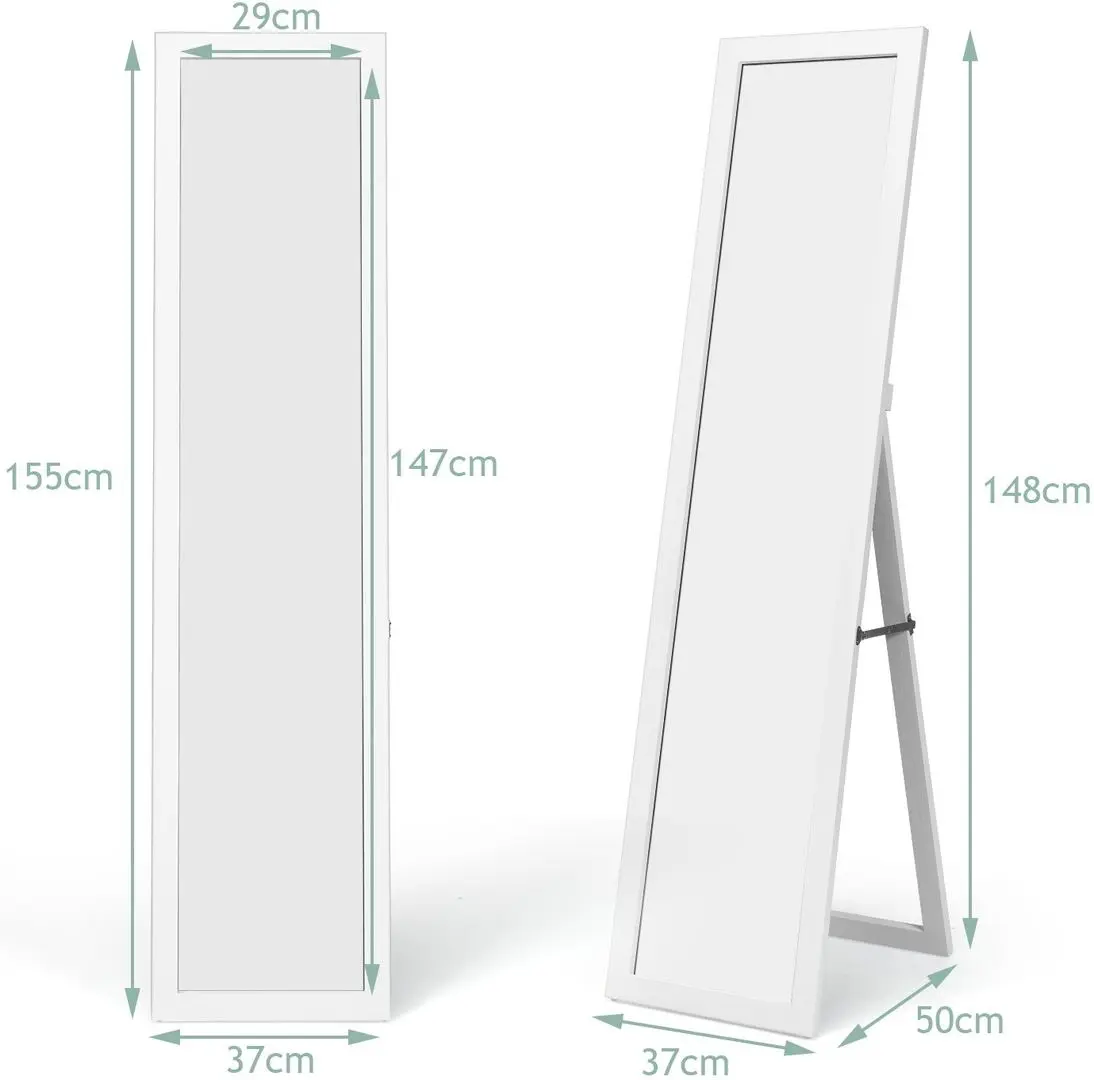Oglinda Costway HW66513WH (White)