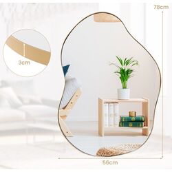 Зеркало Costway HZ10207GD (Gold) Thumb