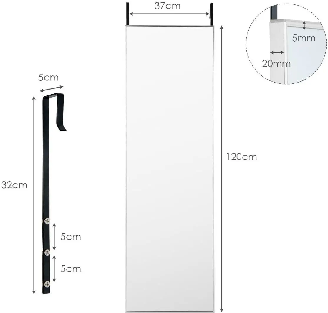 Oglinda Costway JV10047SL (Silver)