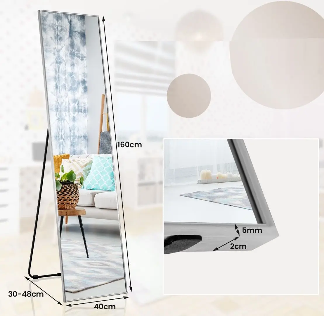 Зеркало Costway JV10048SL (Silver)