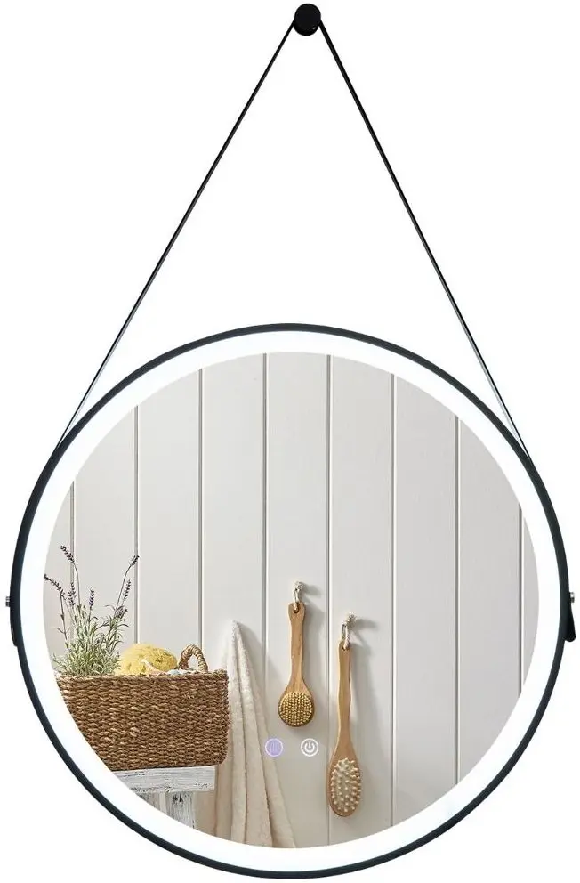 Oglinda cu iluminare Costway BA7801DE (Black)