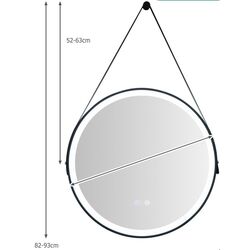 Oglinda cu iluminare Costway BA7801DE (Black) Thumb