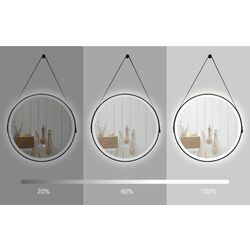 Oglinda cu iluminare Costway BA7801DE (Black) Thumb