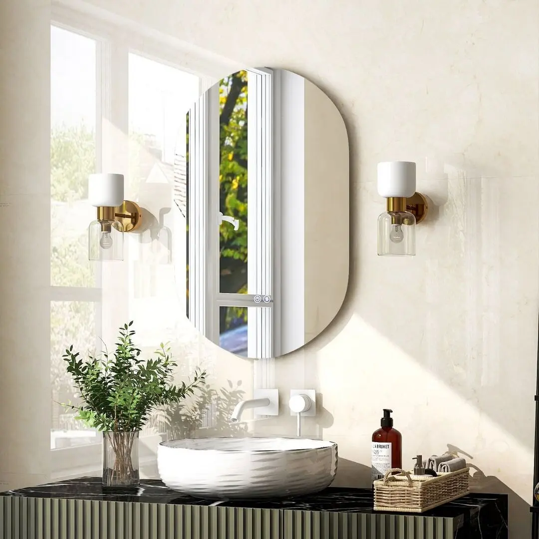 Oglinda cu iluminare Costway BA7872DE (Silver) - 4