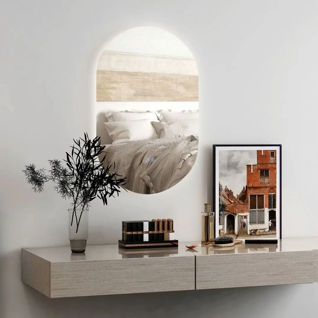 Oglinda cu iluminare Costway BA7872DE (Silver) - 5