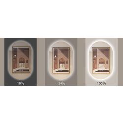 Oglinda cu iluminare Costway BA7872DE (Silver) Thumb