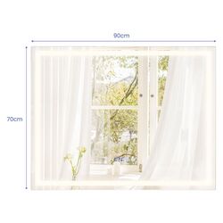 Oglinda cu iluminare Costway BA8010DE (Silver) Thumb