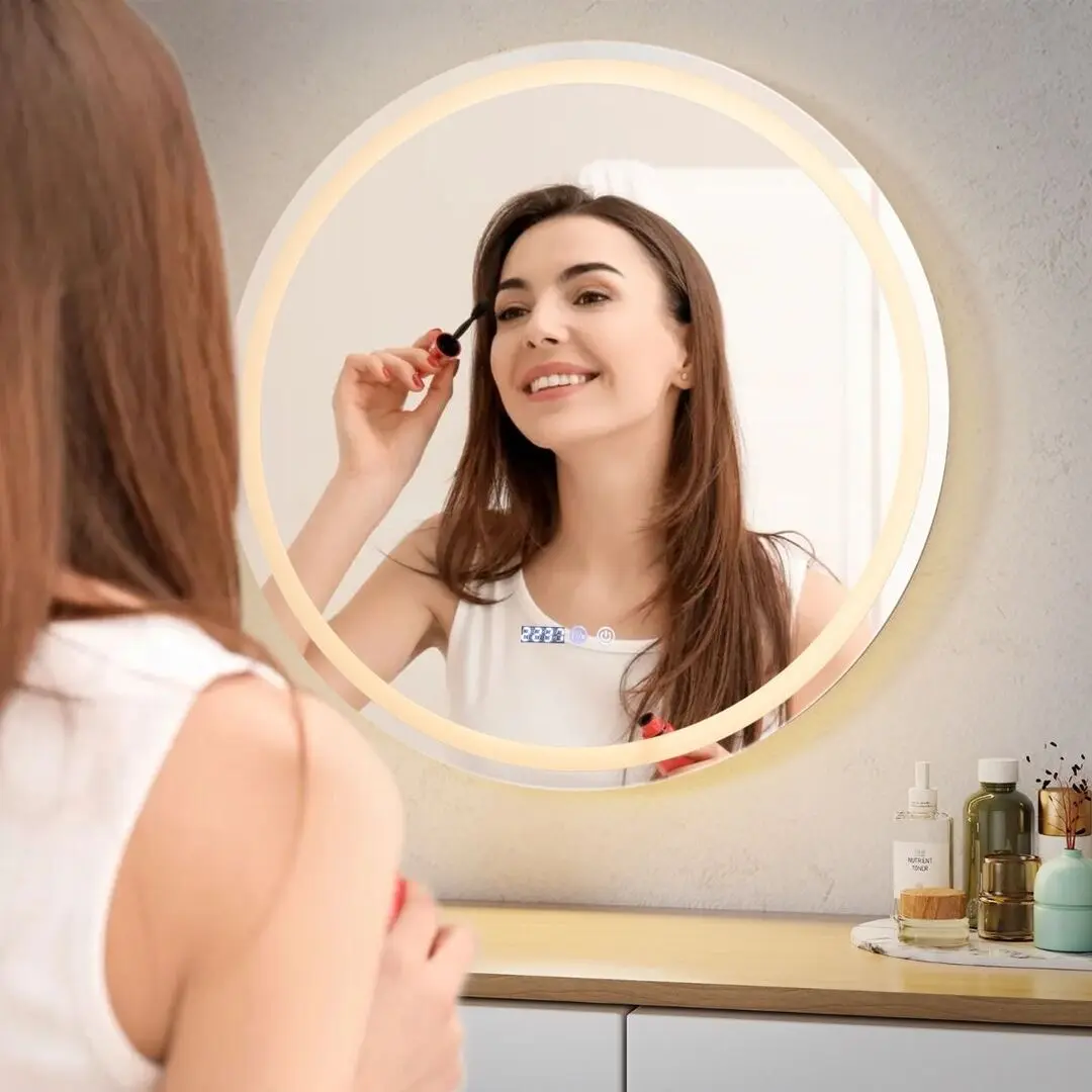 Oglinda cu iluminare Costway BA8011DE (Silver)