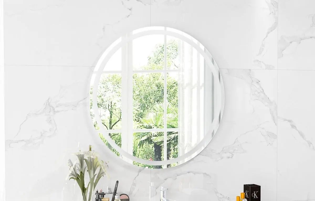 Oglinda cu iluminare Costway BA8011DE (Silver)