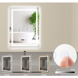 Oglinda cu iluminare Costway BA8037DE (Silver) Thumb