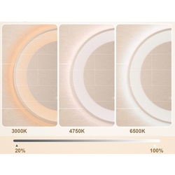 Зеркало с подсветкой Costway BA8041DE (Silver) Thumb