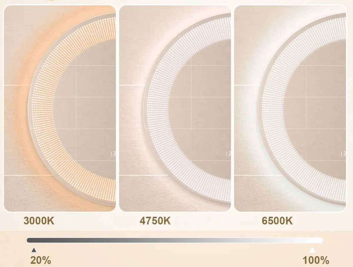 Зеркало с подсветкой Costway BA8041DE (Silver)