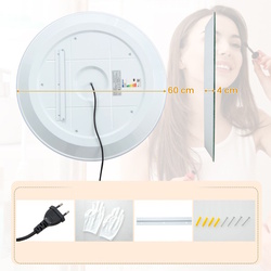 Зеркало с подсветкой Costway BA8041DE (Silver) Thumb