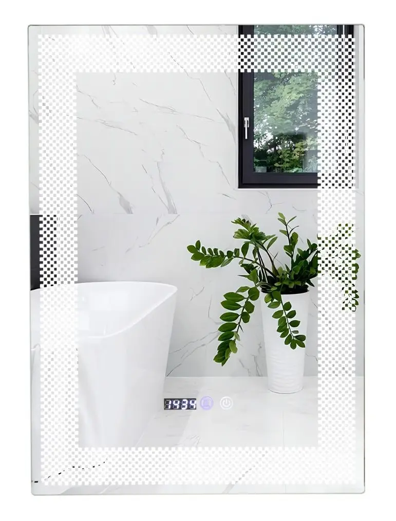 Oglinda cu iluminare Costway BA8042DE (Silver)