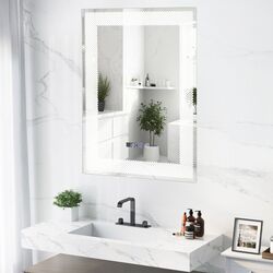 Зеркало с подсветкой Costway BA8042DE (Silver)