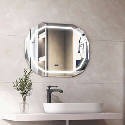 Зеркало с подсветкой Costway BA8044DE (Silver)