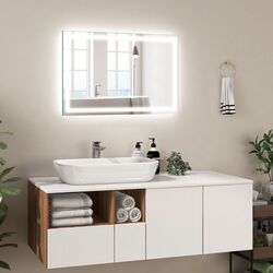 Зеркало с подсветкой Costway BA8059DE (Silver) Thumb