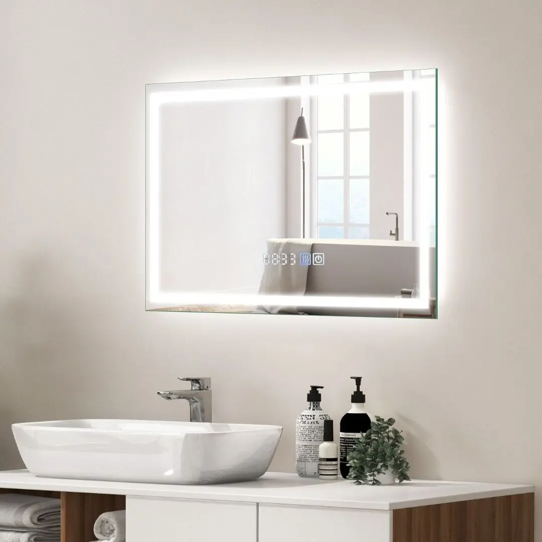 Зеркало с подсветкой Costway BA8059DE (Silver) - 6