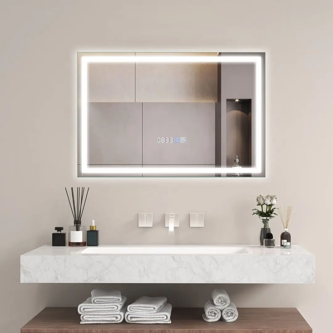 Зеркало с подсветкой Costway BA8059DE (Silver)