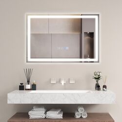 Зеркало с подсветкой Costway BA8060DE (Silver)