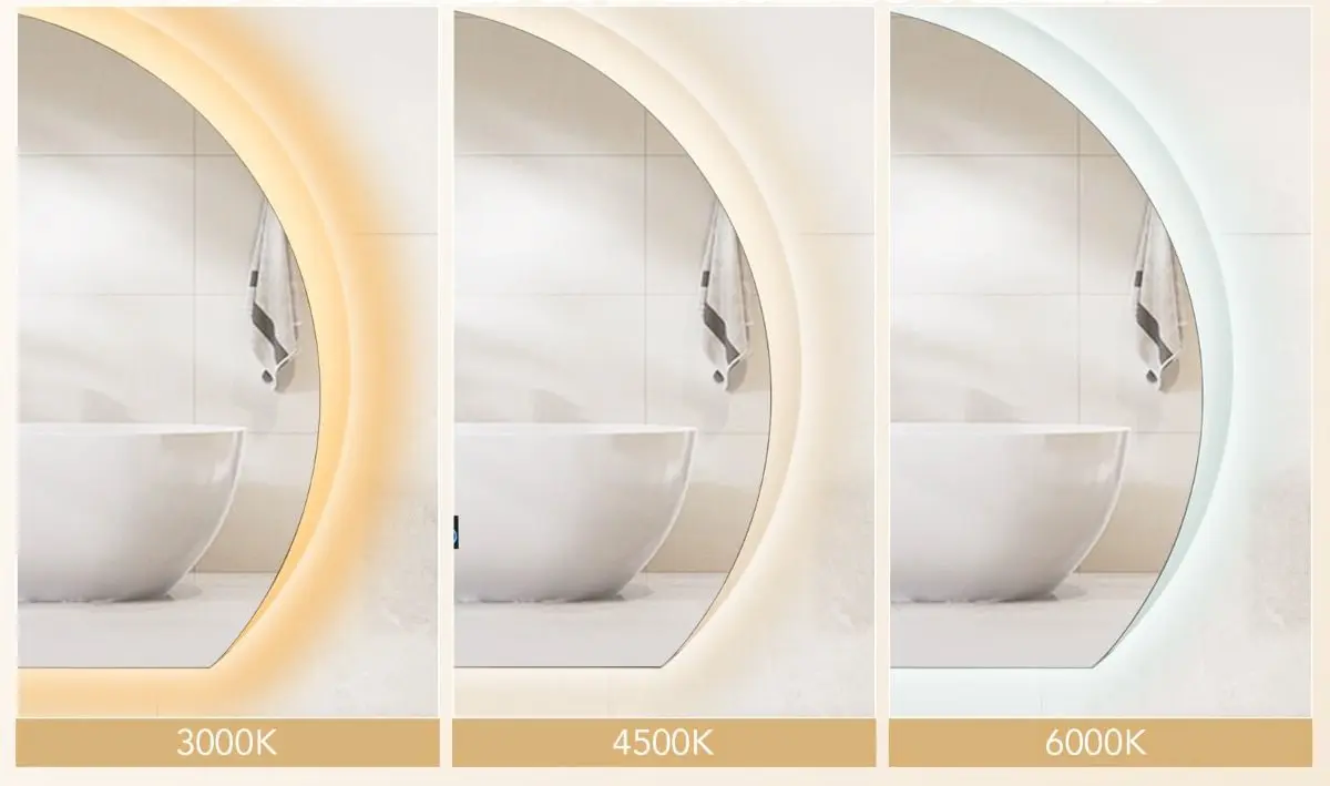 Зеркало с подсветкой Costway BA8080DE (Silver)