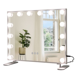 Зеркало с подсветкой Costway HU10901DE-WH (Silver) Thumb