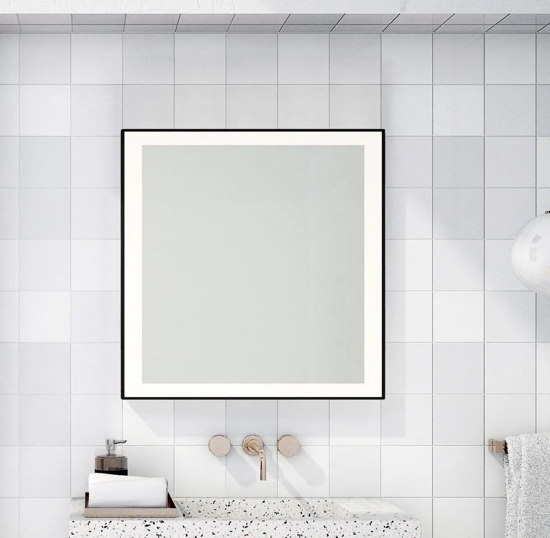 Зеркало Dubiel Vitrum Logan 70x70 (Black)