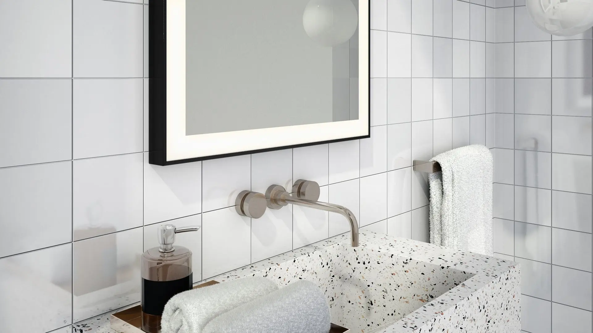 Зеркало Dubiel Vitrum Logan 75x120 (Black)