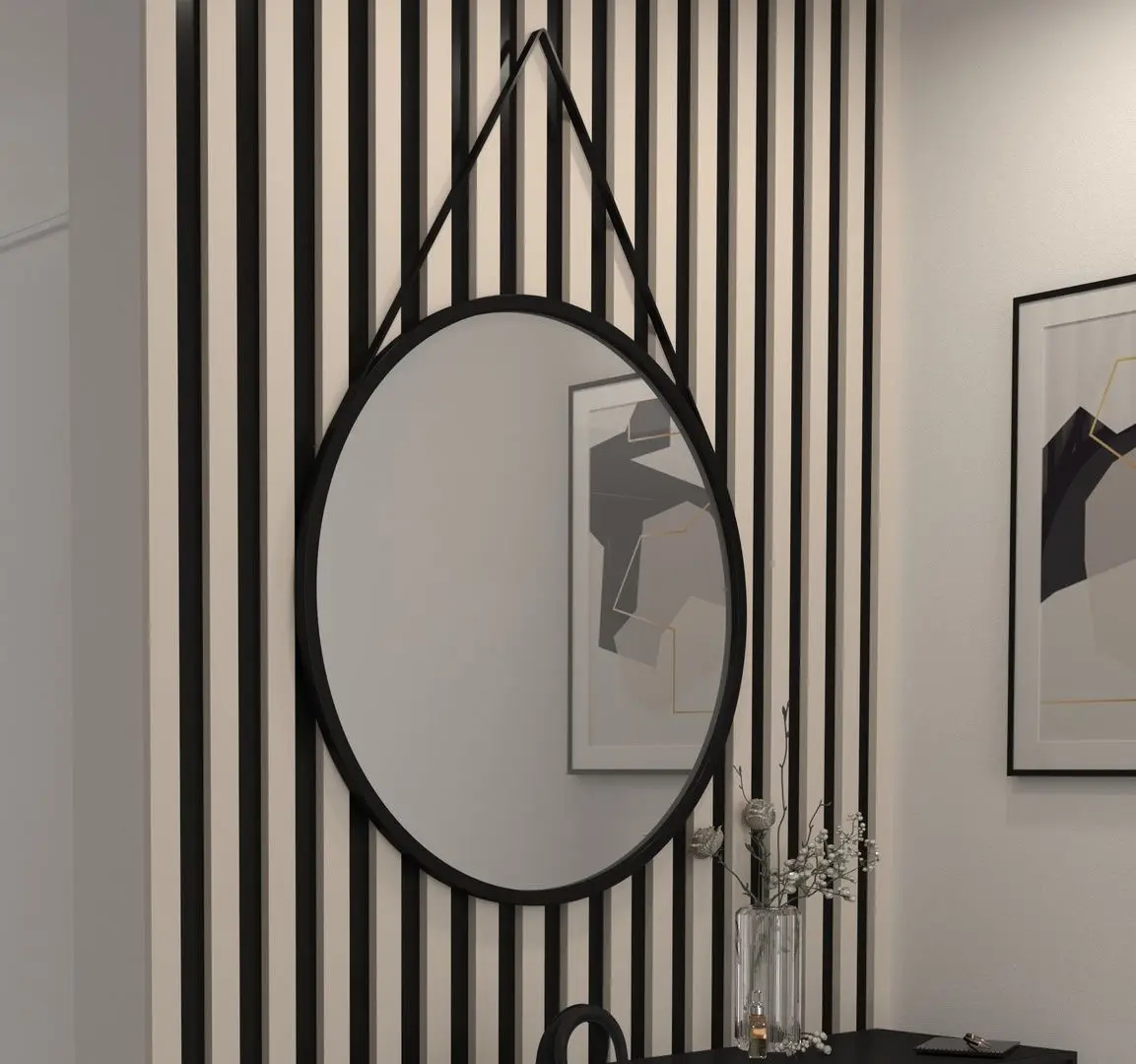 Зеркало Eltap Grace Belt 80 (Black)