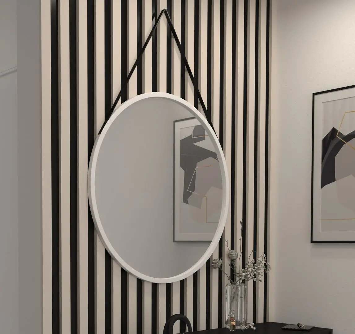 Зеркало Eltap Grace Belt 80 (White)