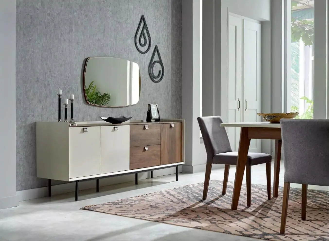 Зеркало Fabrik Home Doren 1000 (Орех Каменный)