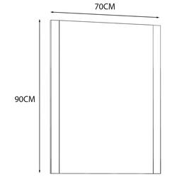 Зеркало Fortuna Hoyvik 70x90x1.8 (Sonoma Oak) Thumb