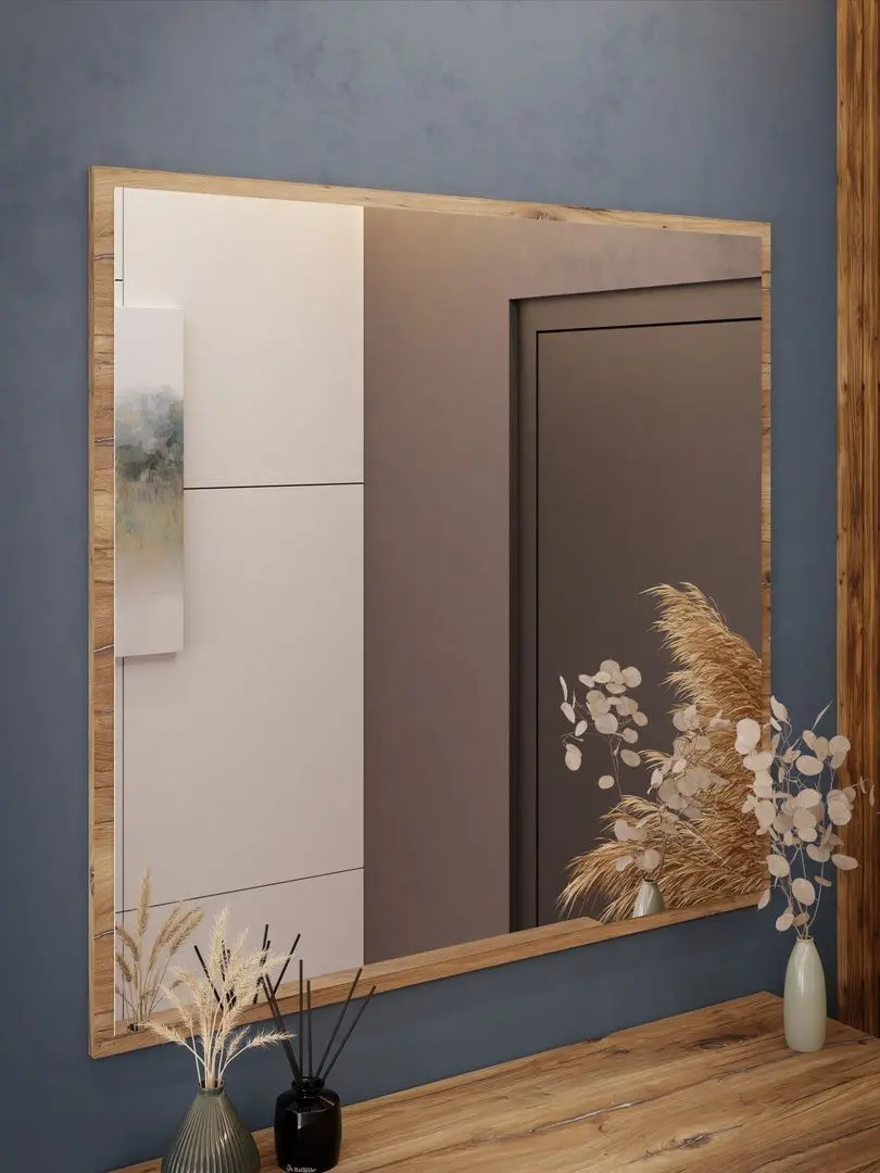 Oglinda Fortuna Monica 94.5x90x1.9 (Flagstaff Oak)