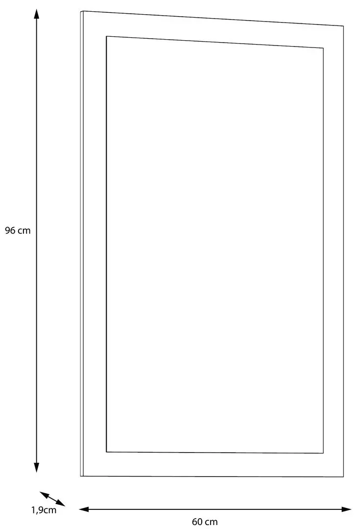 Oglinda Fortuna Tudor 60x96x1.9 (Artisan Oak) - 3
