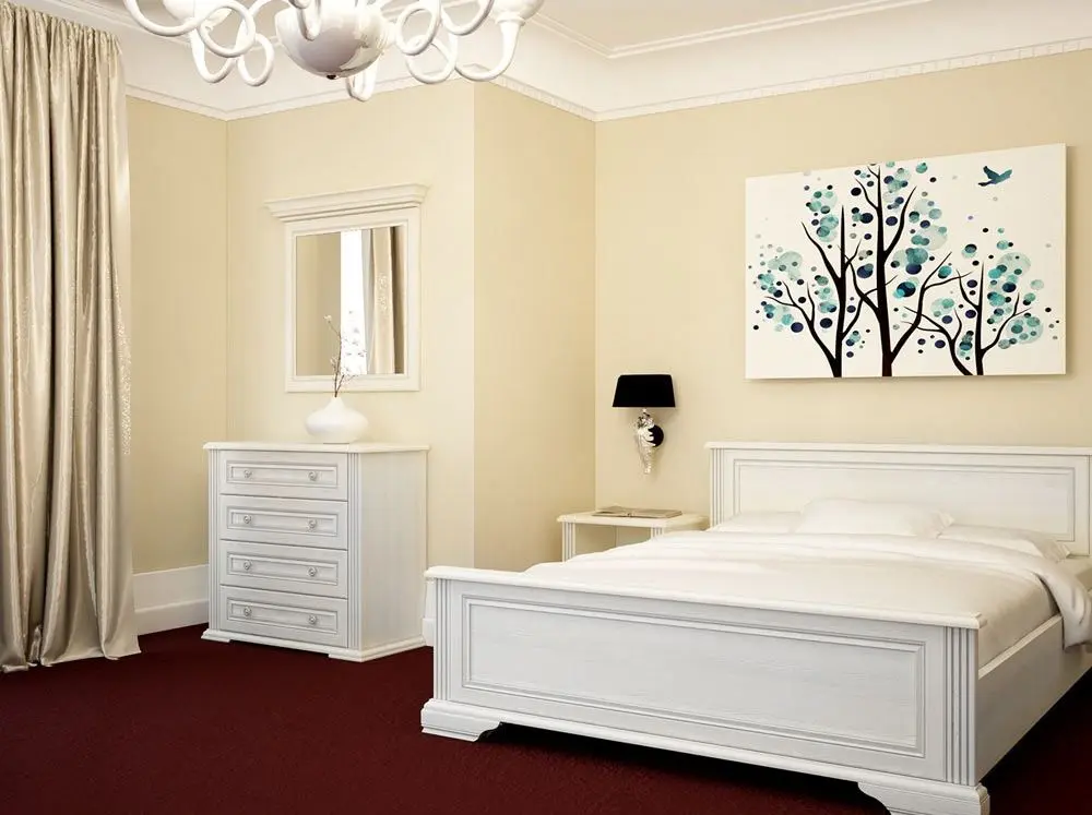 Oglinda Gerbor White 90 (Snow Ash/Silver Pine)