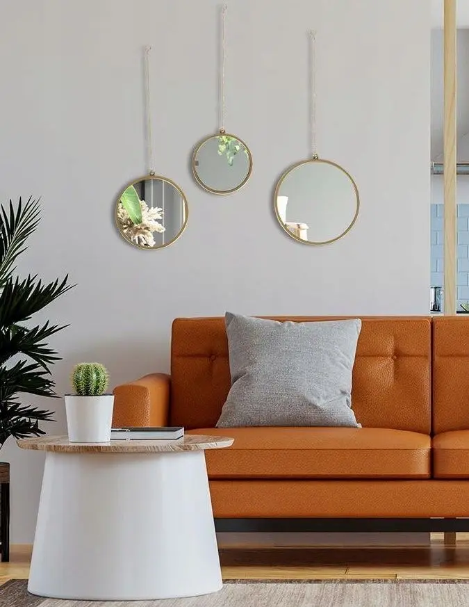 Набор зеркал H&S 46791 (Gold)