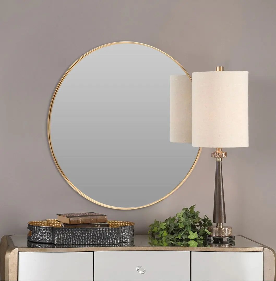 Зеркало H&S 51037 40x40 (Gold)