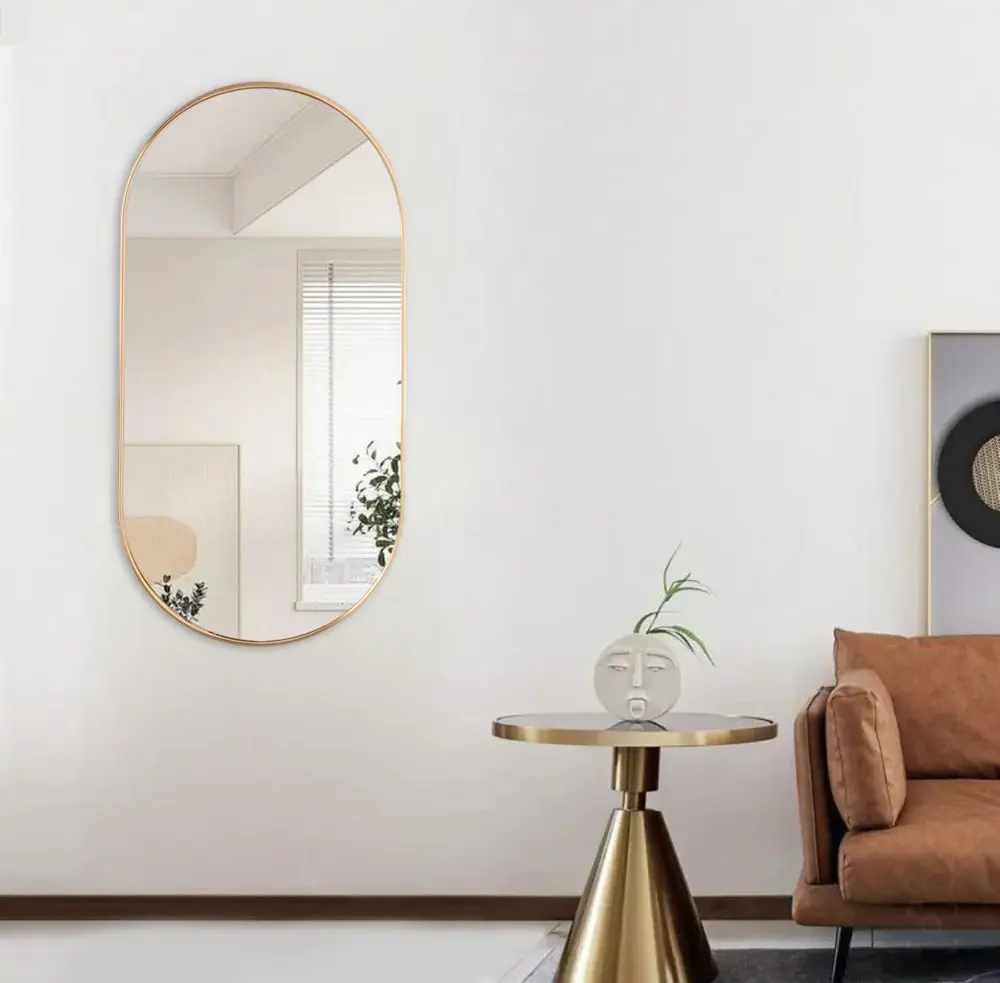 Зеркало H&S 51039 72x32 (Gold)