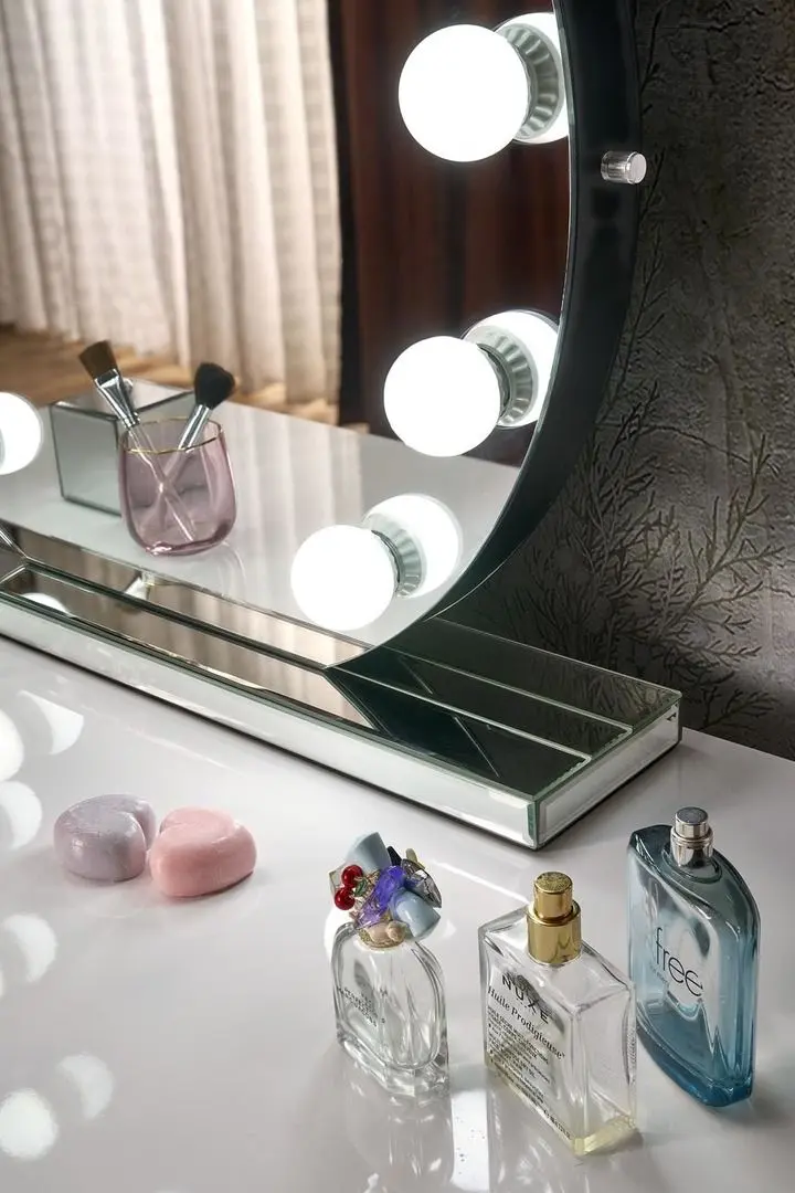 Oglinda de masa cu iluminare Halmar Torano (Silver) - 8