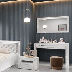 Зеркало Helvetia Arno №04 (White Gloss/Silver) Thumb