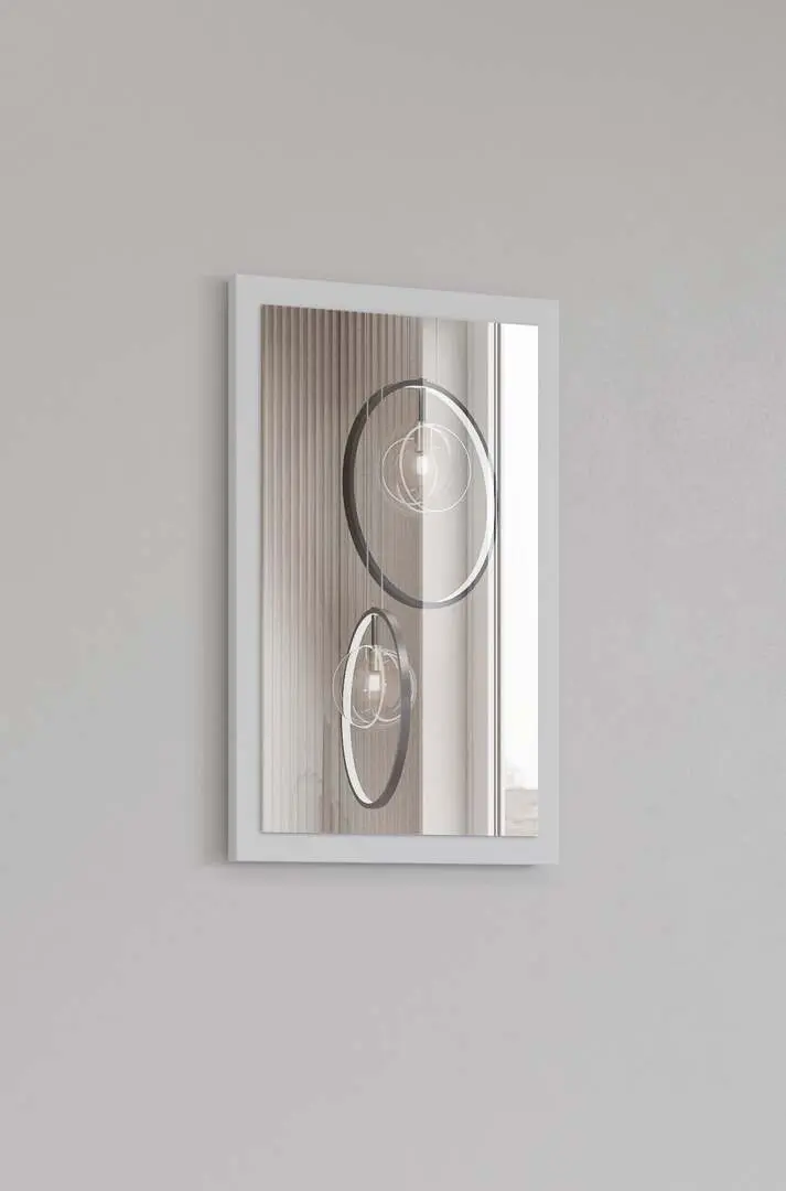 Oglinda Helvetia Cross 40 cm (White/Black)