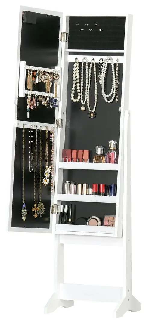 Шкаф-зеркало для украшений Homcom 831-220 (White)