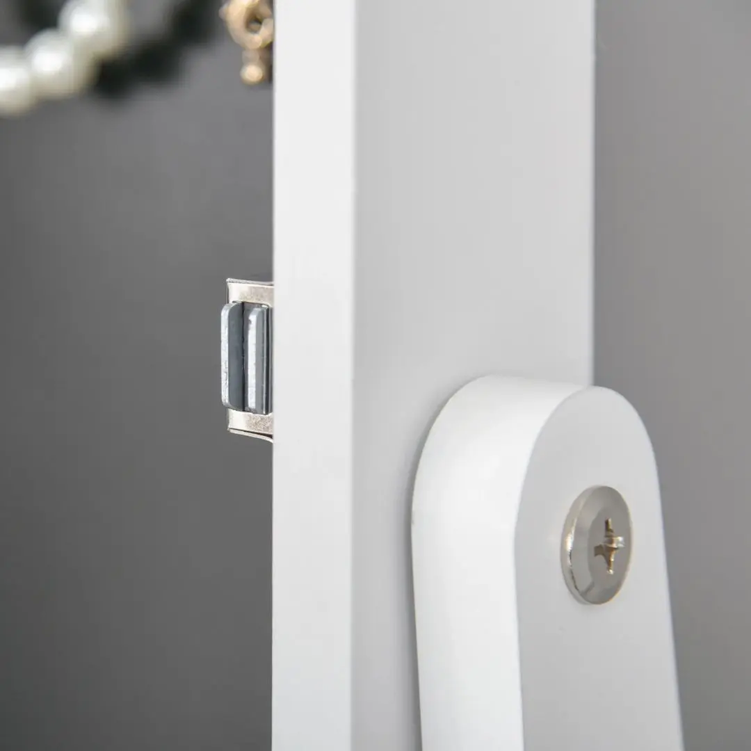 Шкаф-зеркало для украшений Homcom 831-220 (White)