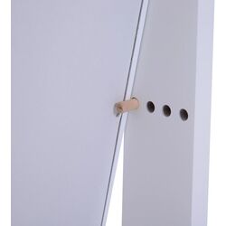 Dulap-oglinda pentru bijuterii Homcom 831-221 40x37x146 cm (White) Thumb
