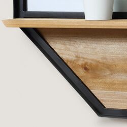 Зеркало Homcom 830-606V00BK 61x8x61 (Black/Wood) Thumb